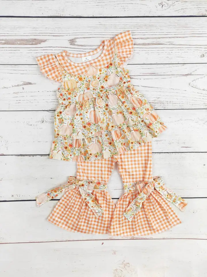 Pumpkin Ruffle Set